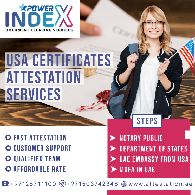 US Certificate Attestation